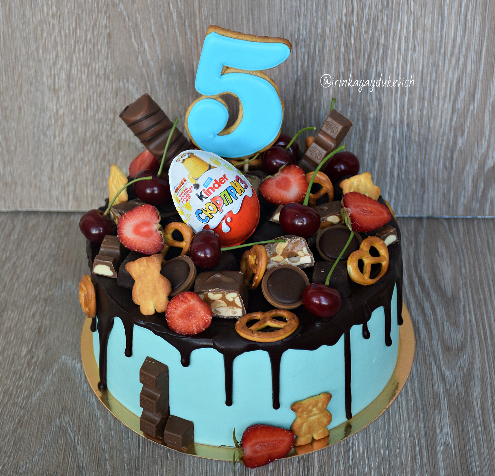 Декор торта для мальчика 5 лет